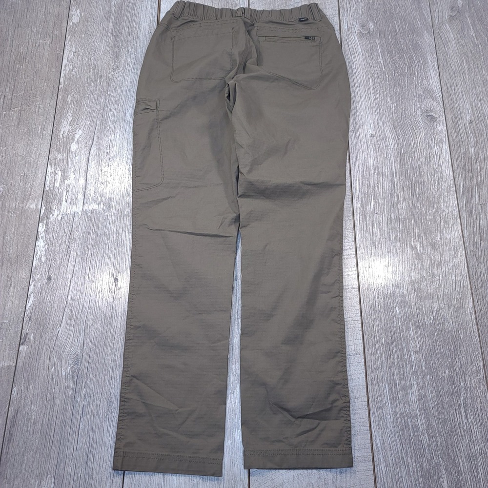 Prana Hiking Pants Womens 8 Brown Double Peak Ripstop Outdoor Cargo Trousers - Picture 2 of 9